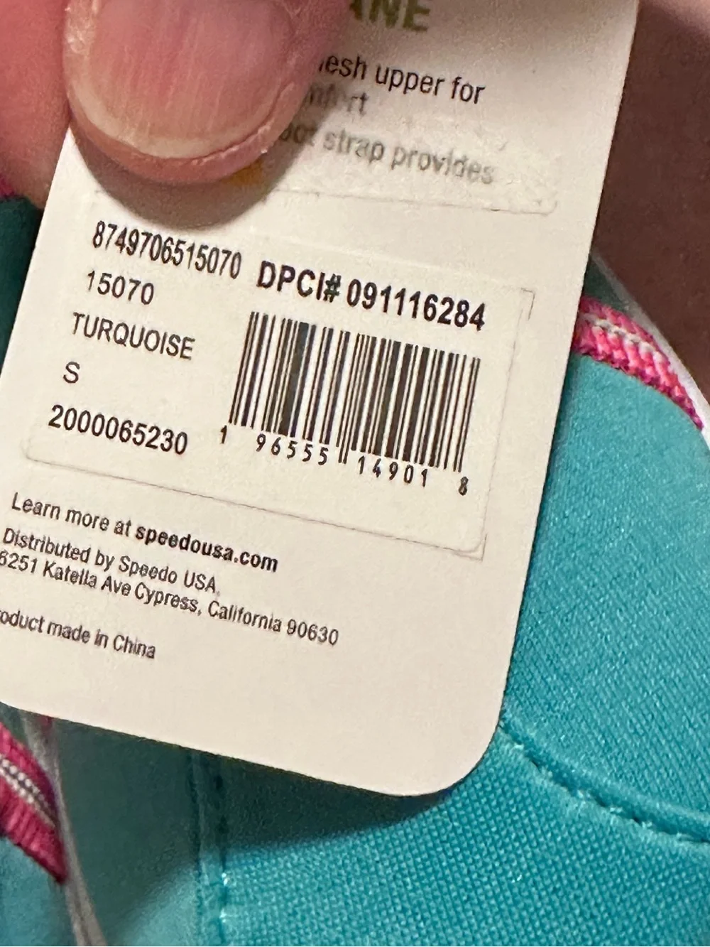 SPEEDO Toddler size 5-6 SMALL Water Pool Mesh Elastic Slip-On Shoes NEW